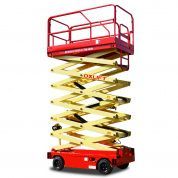 Купить oxlift qz-050-110 самоходный (поводковый) подъемник ножничного типа с питанием от акб 11000 мм 500 кг