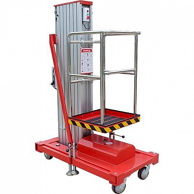 Купить телескопический одномачтовый подъемник 10 м 125 кг oxlift zx-1-100